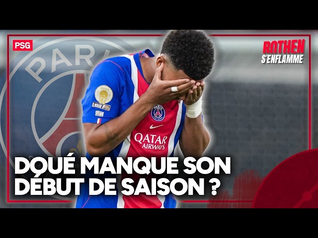 PSG: "I feel like Doué is stagnating a bit…," regrets Jean-Michel Larqué