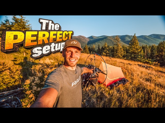I got a NEW PARAMOTOR, so I took it Fly Camping!