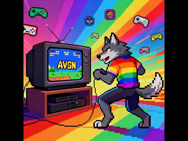Retro Platformer Insanity: Wolfboy Plays Angry Video Game Nerd 8-Bit