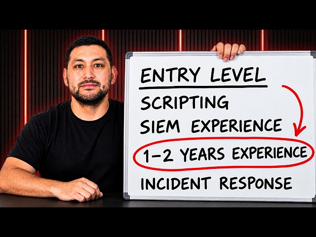 Why You Can't Get A Entry Level Cybersecurity Job (And How To Fix It)