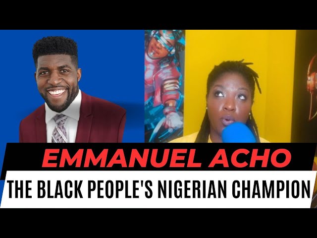 No Thank You, #emmanuelacho! We Don't Need Another Hero. Signed- The Black People of America