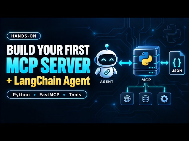 22. Create your own MCP Server | MCP Inspector | MCP Client | Langchain Agent 🚀 #llm #agenticai