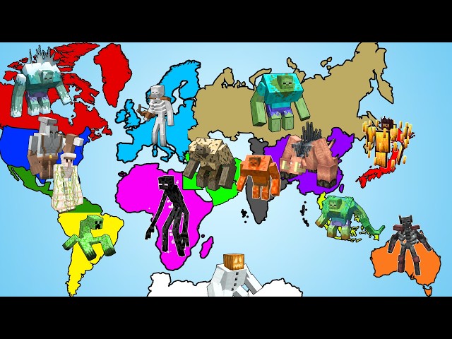 World War of Mutants | Minecraft Mob Battle