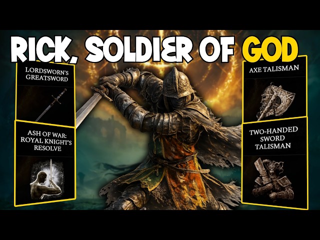 Destroying Elden Ring Bosses As Rick, Soldier of God