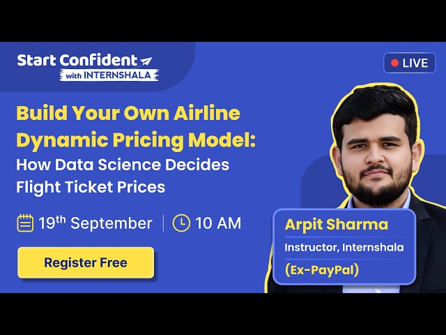 Build Your Own Airline Dynamic Pricing Model: How Data Science Decides Flight Ticket Prices