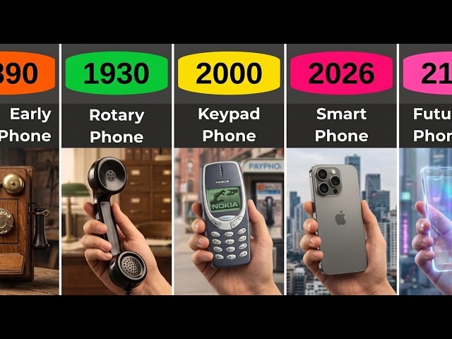 Evolution of Phone | 1861 to 2250