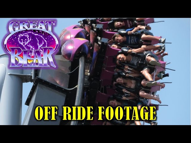 Great Bear at Hersheypark Off-Ride Footage (No Copyright)