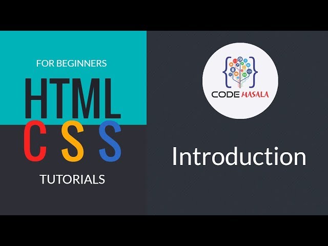 Introduction || HTML and CSS Tutorial for beginners 2019