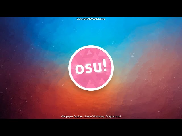 Wallpaper Engine - Original osu! (Audio Responsive)
