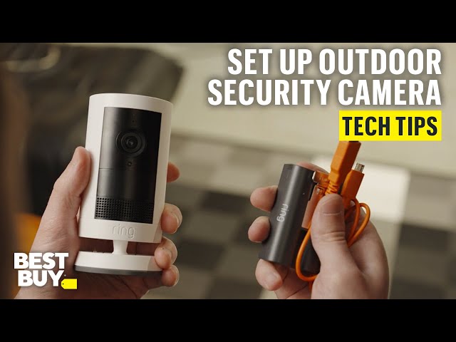 Setting Up and Installing the Ring Outdoor Cam Plus – Tech Tips from Best Buy