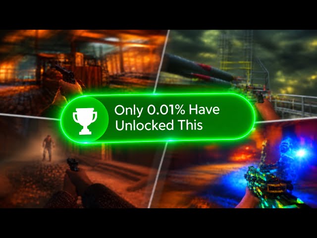 Unlocking the RAREST achievement in EVERY COD Zombies