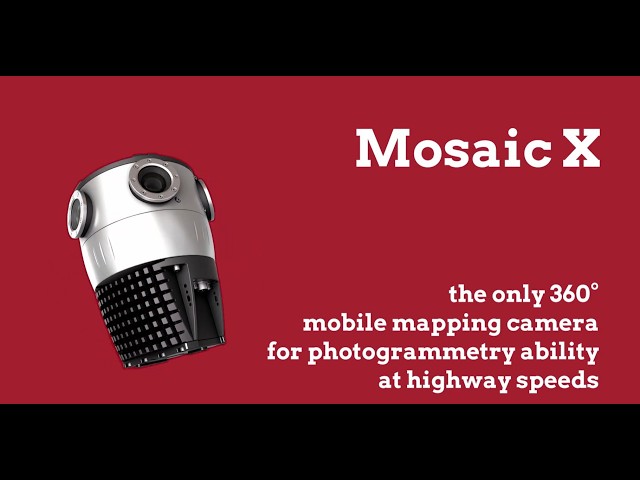 360° Mobile Mapping Camera for Highway-Speed Data Capture | Save Time & Money with Mosaic X