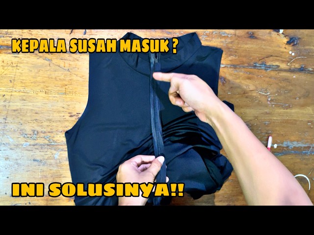 CARA MUDAH || MEMASANG RESLETING JEPANG DI BAJU YANG TIDAK ADA RESLETINGNYA