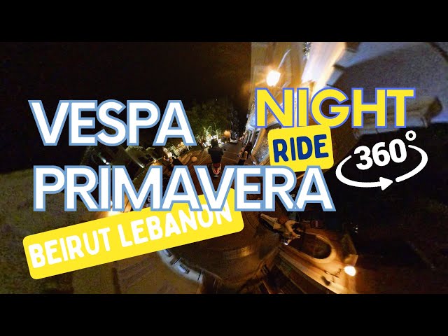 vespa ride in beirut 360 video