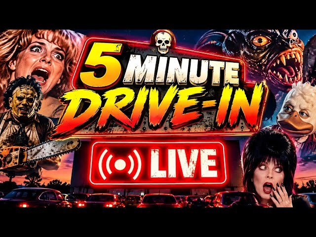 🔴 LIVE: 5 Minute Drive-In — 24/7 Cult Movie Marathon