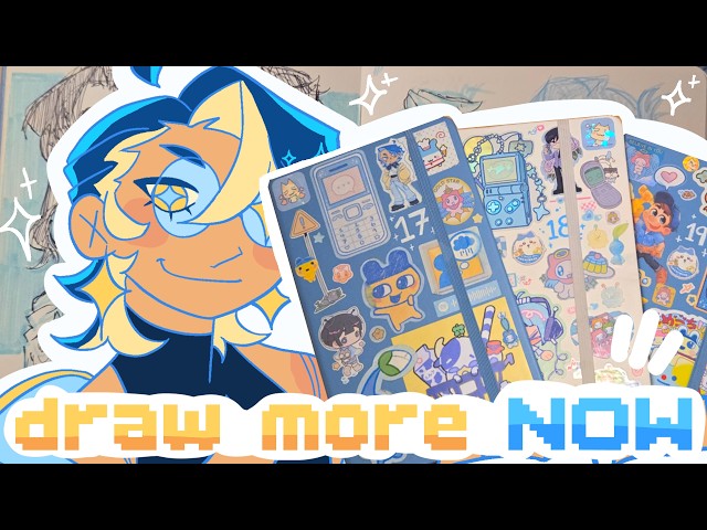 how i became ADDICTED to drawing in my sketchbook!
