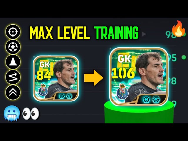 106 rated Epic Iker Casillas Best Training Guide - How to train Iker Casillas in efootball 2027