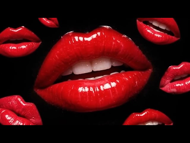 RED LIPS 💋 | VJ LOOP Visuals 4K | Club & LED Screen Visual