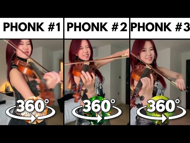Amanda Sze Phonk Compilation | Violin Phonk 360° VR