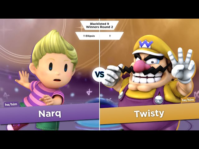 Blacklisted 9 WR2 - Narq (Lucas) vs Twisty (Wario)