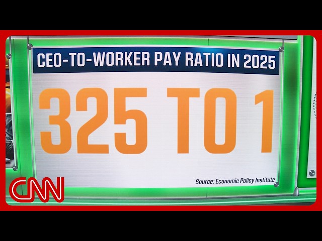 CEO-to-worker pay ratio hits 325-1; Mayors sound alarm on affordability