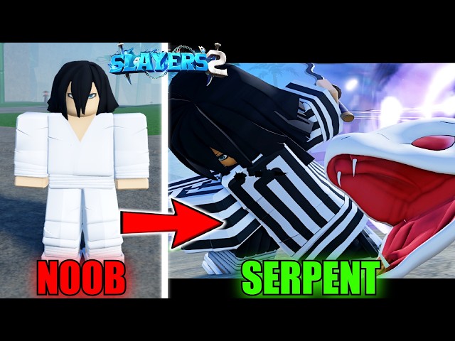 Going From Noob To SERPENT BREATHING Obanai Iguro In Project Slayers 2...(Roblox)