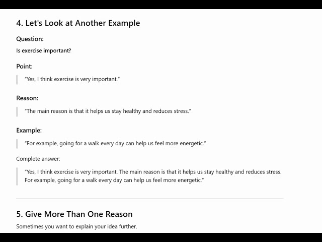Lesson 10   How to Give Reasons and Examples in English