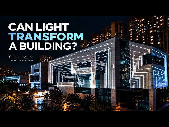 Can Light Transform a Building? | Projection Mapping Experiment