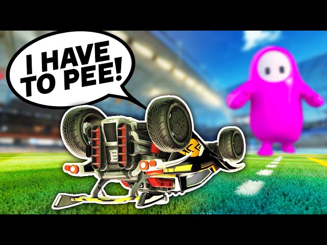 I literally PEED MYSELF from laughing at this Rocket League mod...