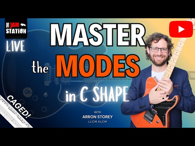 Master the MODES & the CAGED System - C Shape (week 2)