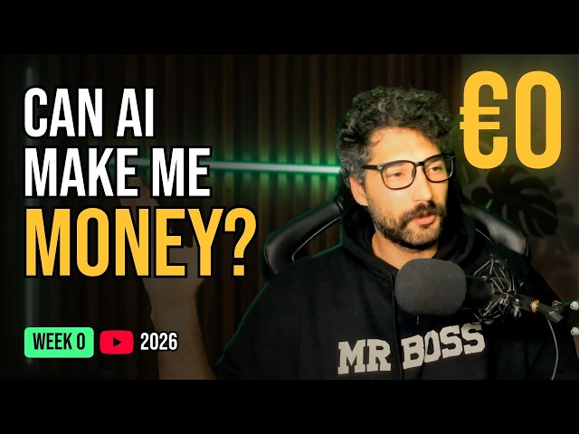 Can You Still Make Money on YouTube in 2026? My AI Experiment (Week 0)