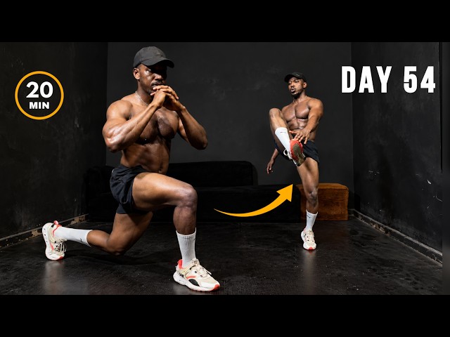 🔥 20 Min Weight Loss & Fat Burning Workout at Home | No Equipment | 90 Day Challenge | Day 54