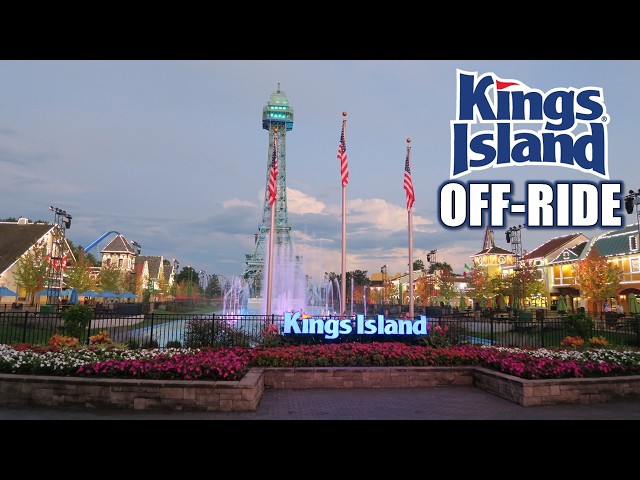 Kings Island Off-Ride Footage (2020-2026, 60FPS), Ohio Six Flags Amusement Park | Non-Copyright