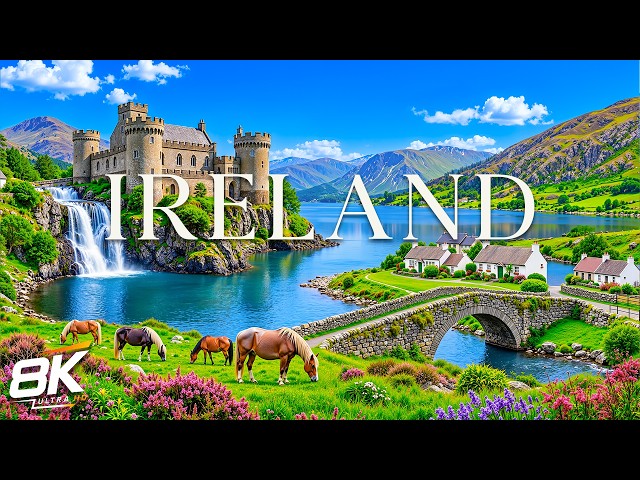 Ireland 8K 🇮🇪 | Discover the Emerald Isle – Iconic Landscapes & Breathtaking Coastal Views