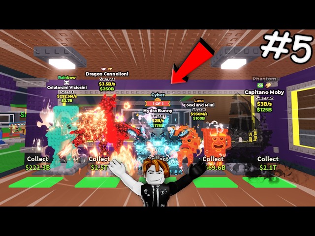 Stealing From Stealers + Public Server + Using Beanie Method in Steal a Brainrot Roblox