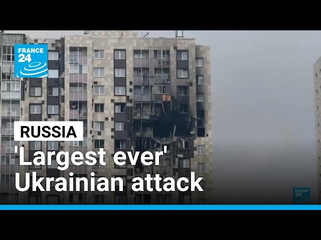 Ukraine fires over 1,000 drones at Russia in "largest ever" attack on Moscow • FRANCE 24 English
