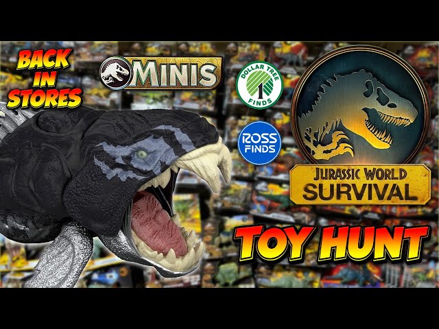 Unexpected Jurassic World Discount Store Find & Tons Of New Merch! Jurassic World Survival Toy Hunt!