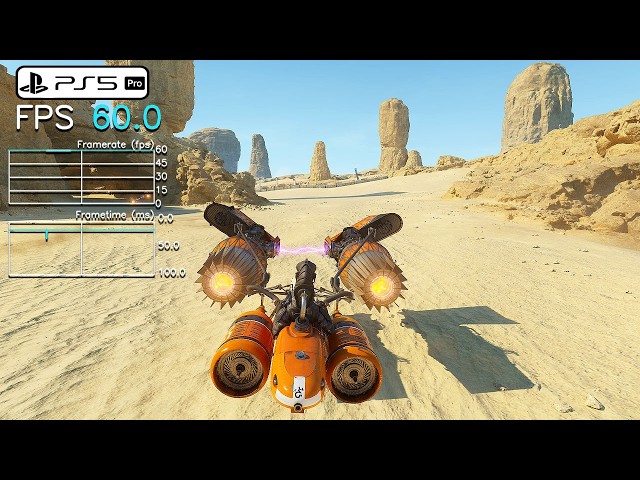 STAR WARS: Galactic Racer - PS5 PRO Frame Rate Performance @ 4K 60ᶠᵖˢ ✔