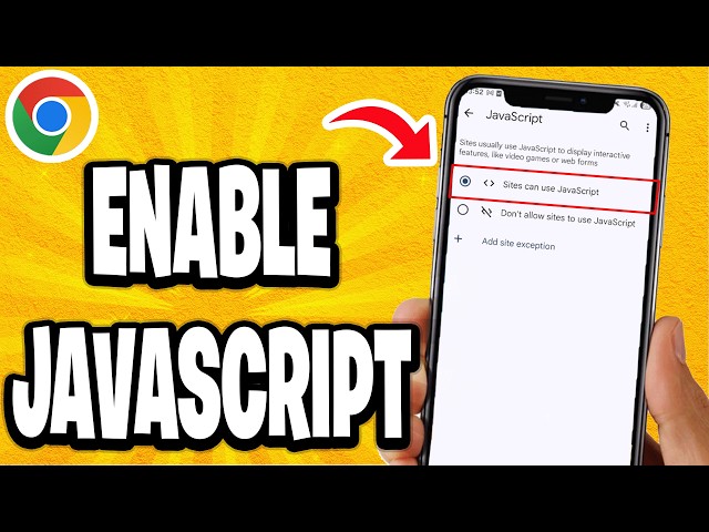 How To Enable JavaScript On Google Chrome