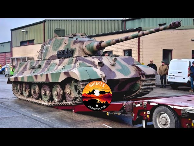 Last driving Tank Tiger II „ Königstiger “ in Bastogne