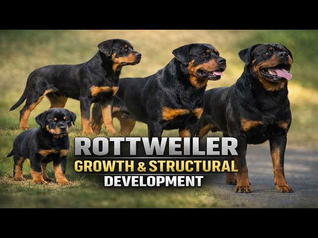 Rottweiler growth and structure development 