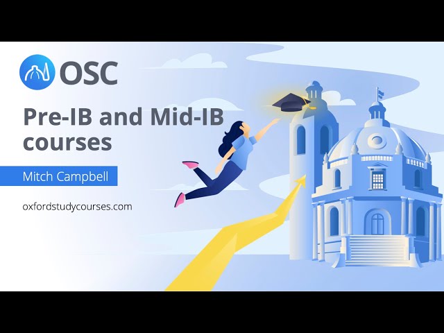 OSC's Pre-IB and Mid-IB courses - join us online in July