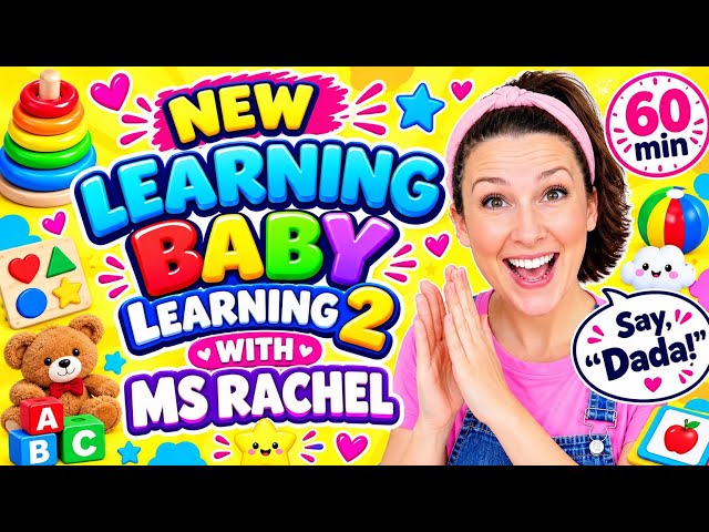 Baby Learning With Ms Rachel - First Words, Songs and Nursery Rhymes for Babies - Toddler Videos🥰🔥
