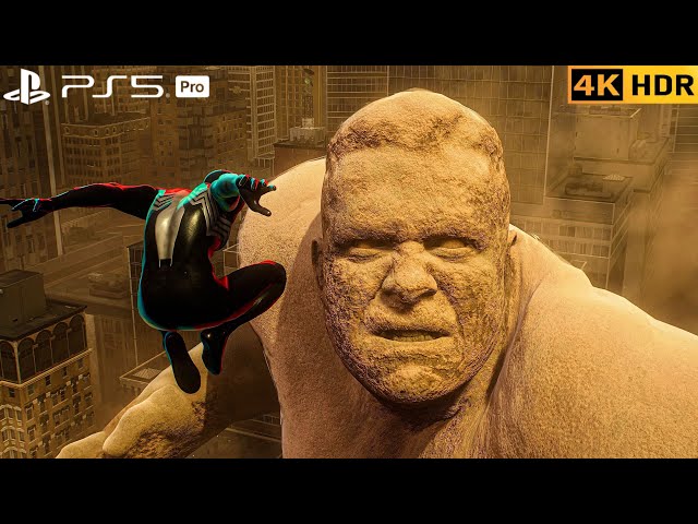 Spider-Man 2: The Ultimate Suit Showdown - Sandman Takes On The Webslingers (PS5 PRO)