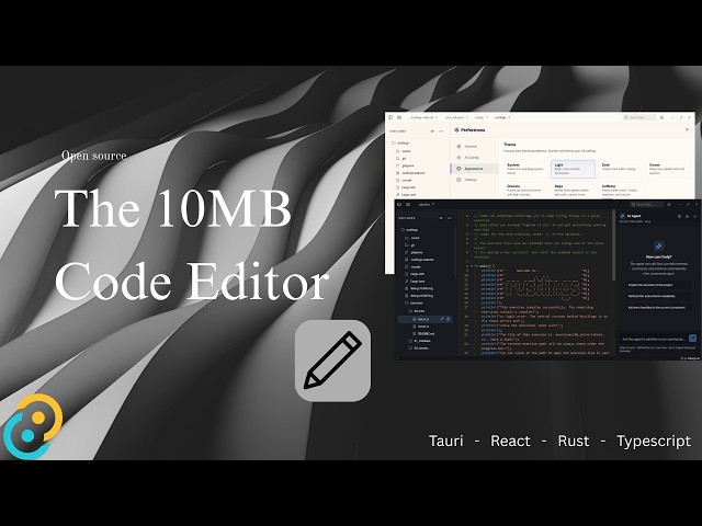 I Built a 10MB AI code-editor/IDE with Tauri & React (Pencyl)