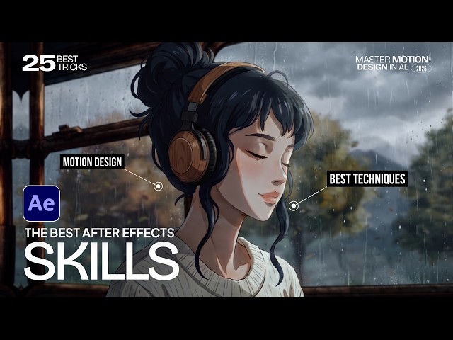 Top 25 After Effects Motion Graphic Tricks You Should Know!