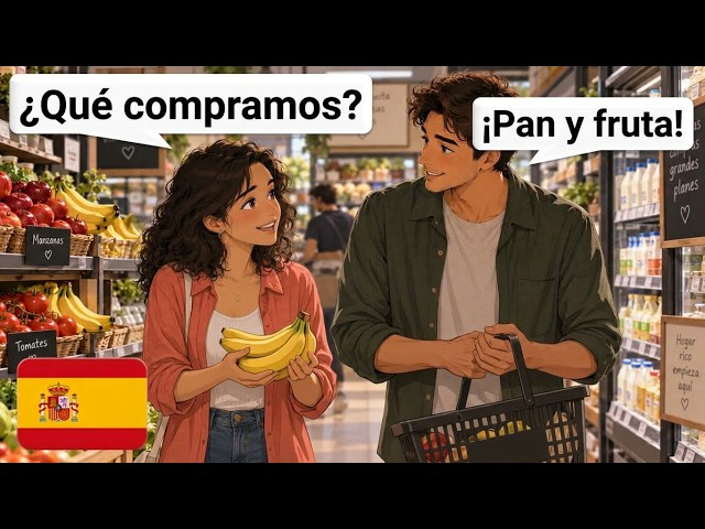 30 Minutes of Everyday Spanish Conversations (A1-A2) | 10 Real-life Spanish dialogues