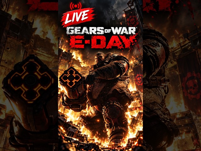 GEARS OF WAR: E-DAY 🔴 LIVE | THE LOCUST ARE COMING! | 4K 60FPS Gameplay