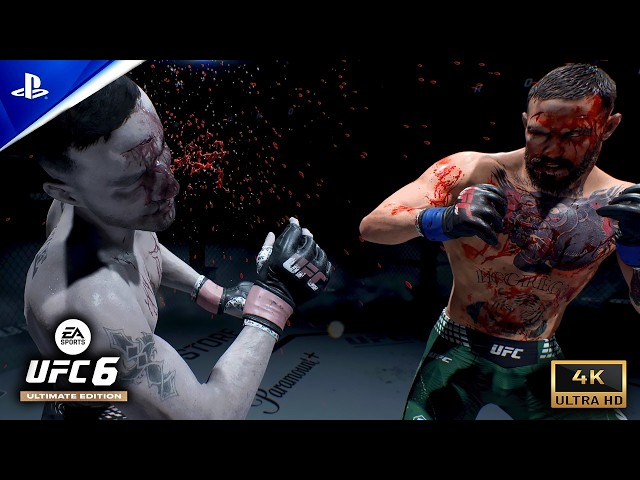 This UFC 6 Simulation Between McGregor and Gaethje is Insane