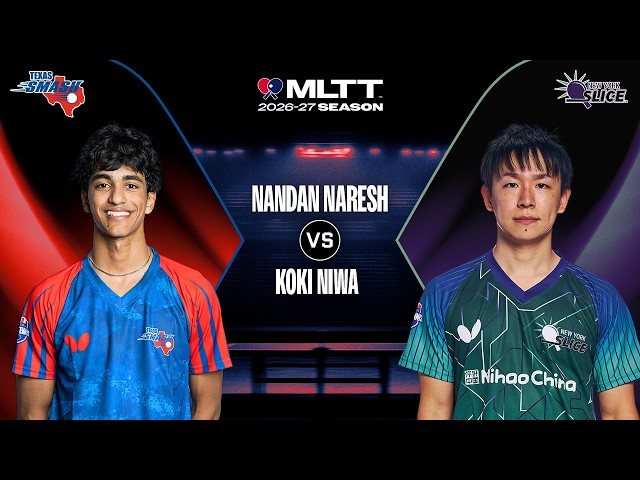 MATCH HIGHLIGHTS: Nandan Naresh vs Koki Niwa| MLTT  Week 3 (Pleasantville, NY)